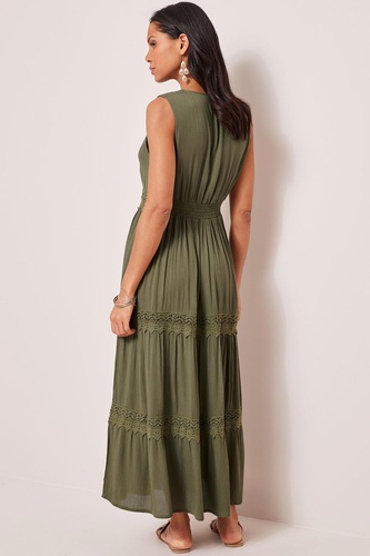 Crinkle Maxi Dress