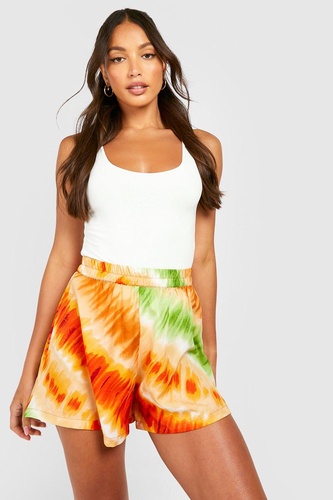 Tall Tie Dye Print Flippy Short