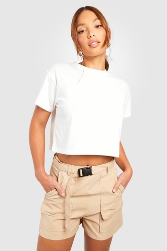 Tall Cargo Belted Tailored Shorts