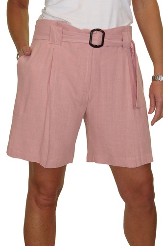 Paperbag Waist Linen Shorts