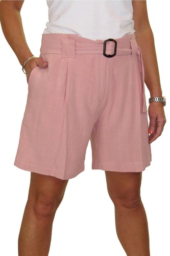 Paperbag Waist Linen Shorts