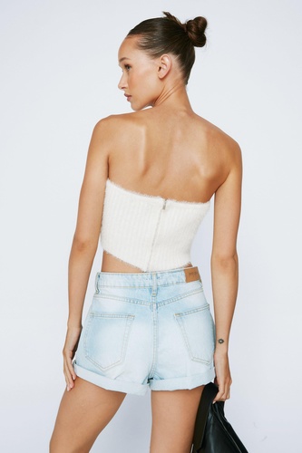 Petite Mom Denim Shorts