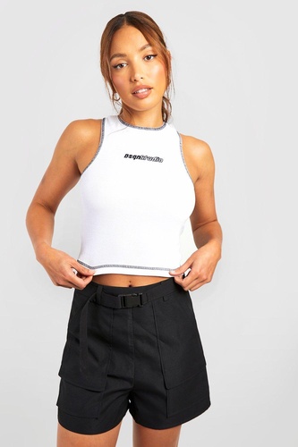 Tall Cargo Belted Tailored Shorts