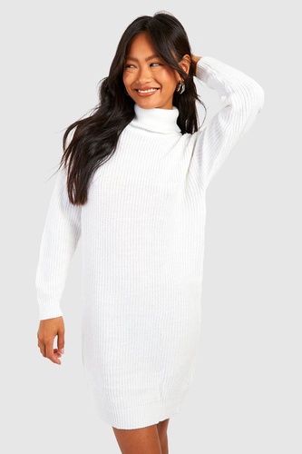 Basic Roll Neck Jumper Dress