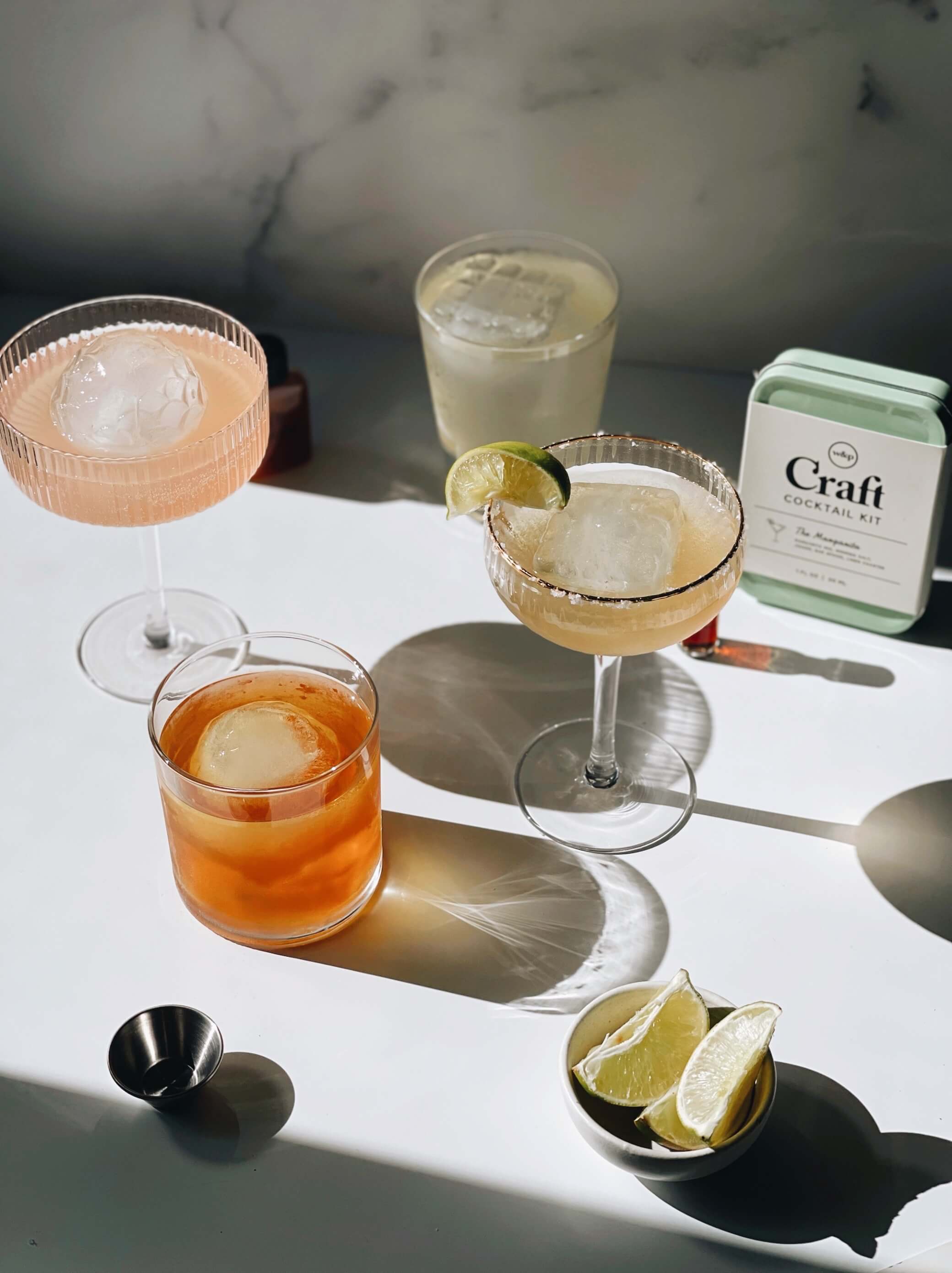 Cocktail Ice Tray Set