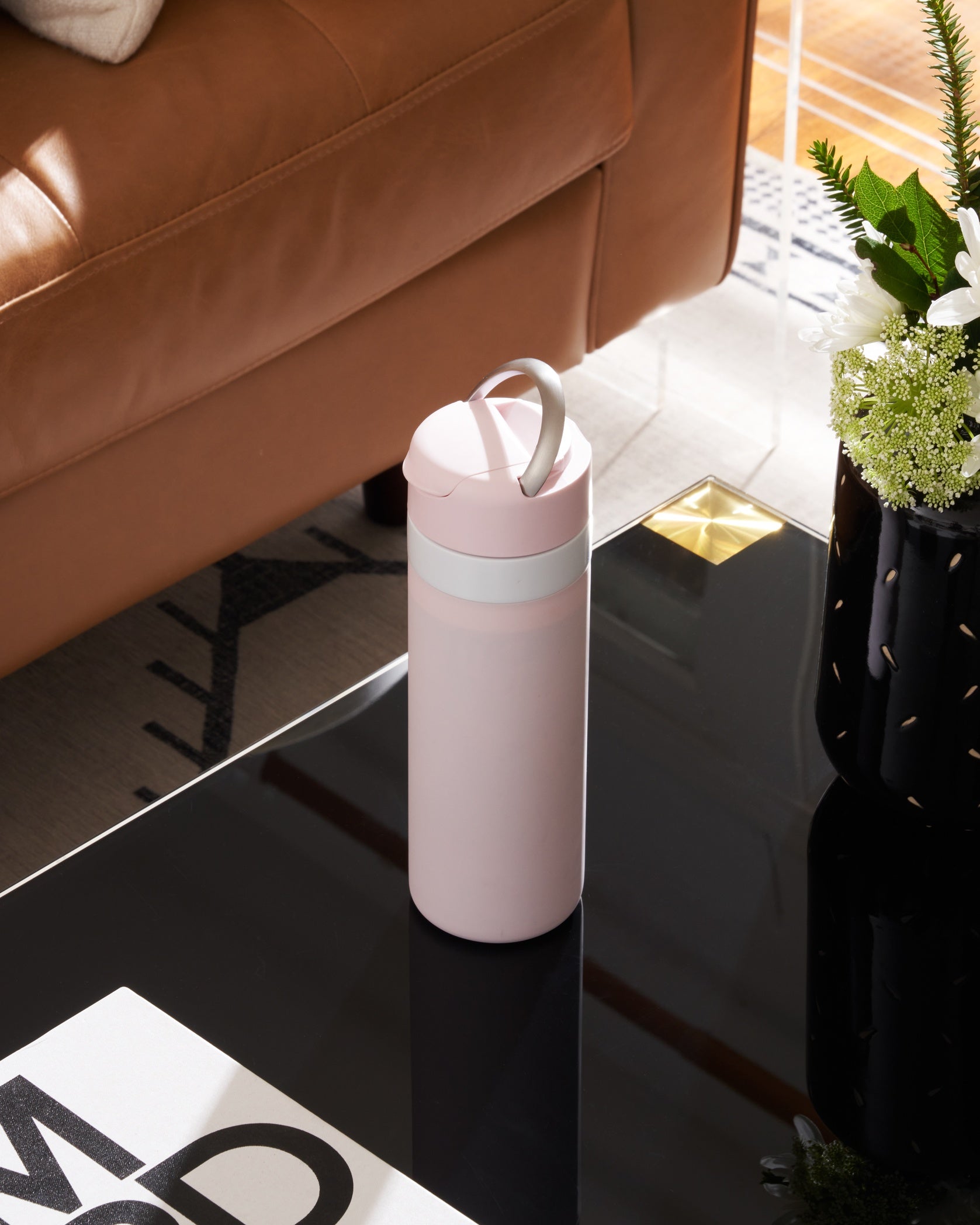 Insulated Bottle Drink Through Lid
