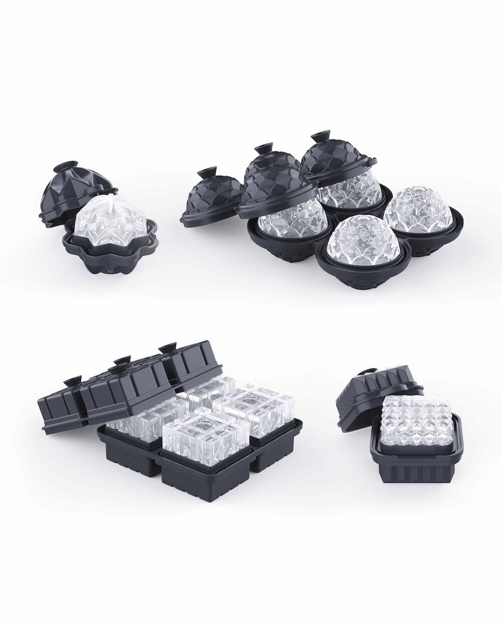 Cocktail Ice Tray Set