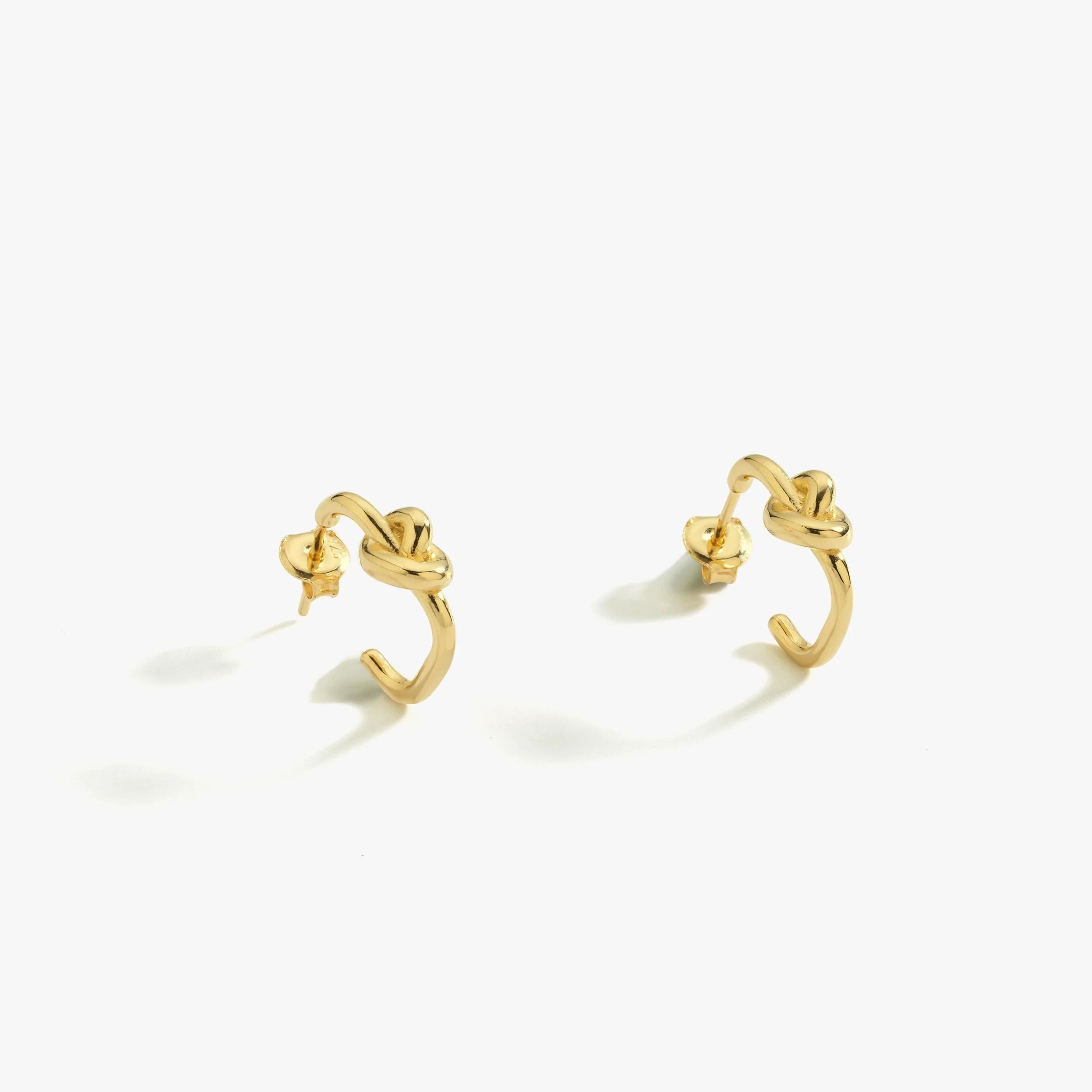 Love Knot Earrings 18K Gold Vermeil