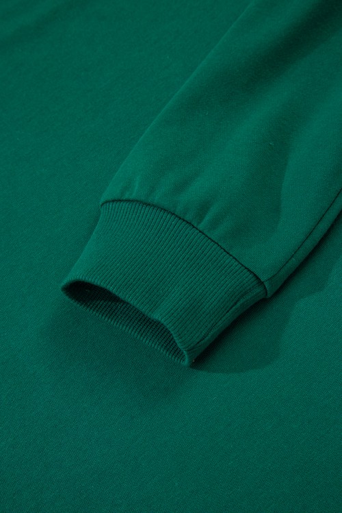 Evergreen Varsity Stripe Detail Drop Shoulder Pullover Mini Skirt Set