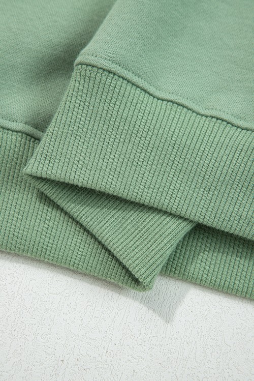 Clearly Aqua Drop Shoulder Loose Sweatshirt and Joggers Active Set