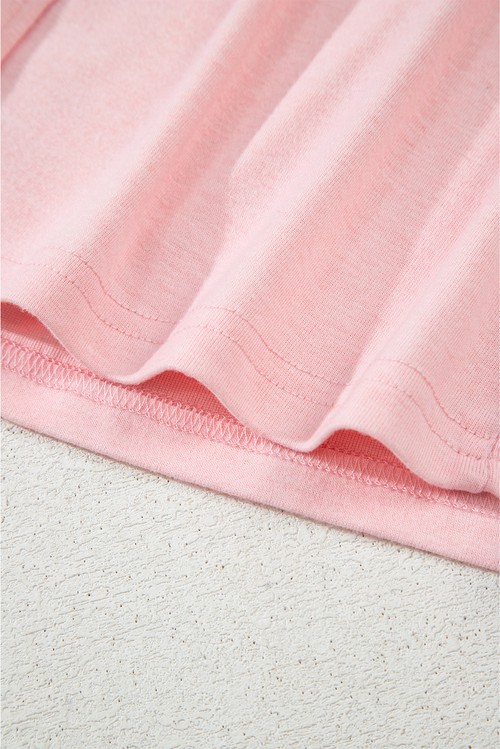 Light Pink 3 Piece Cozy Knit Lounge Set