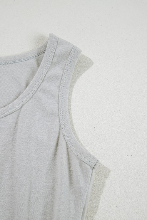 Gray 3 Pcs Crop Tank Top Shorts with Cardigan Lounge