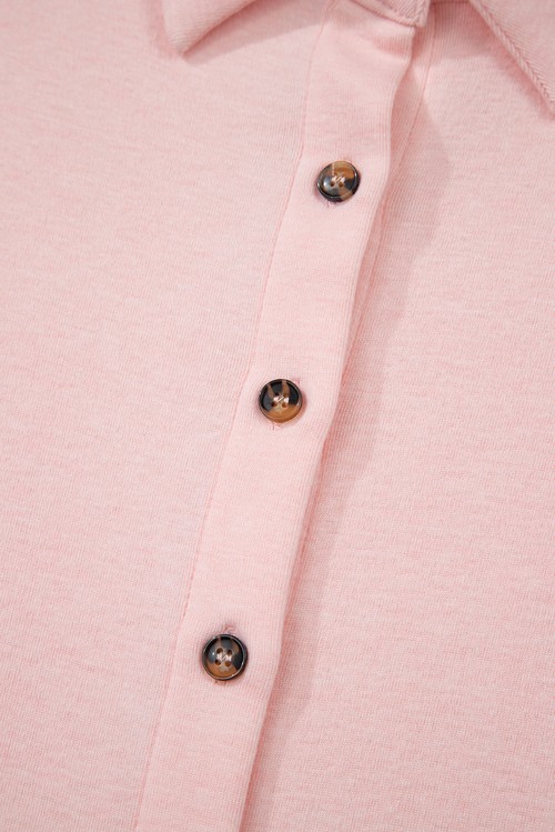 Light Pink 3 Pcs Crop Tank Top Shorts with Cardigan
