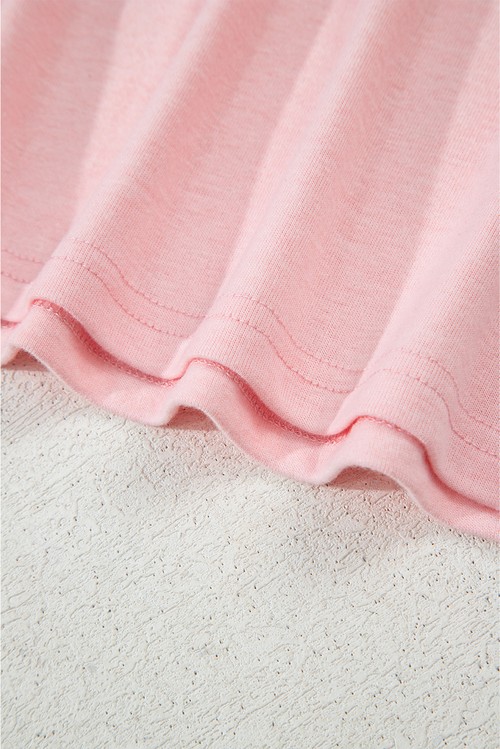Light Pink 3 Piece Cozy Knit Lounge Set
