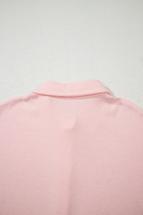 Light Pink 3 Pcs Crop Tank Top Shorts with Cardigan