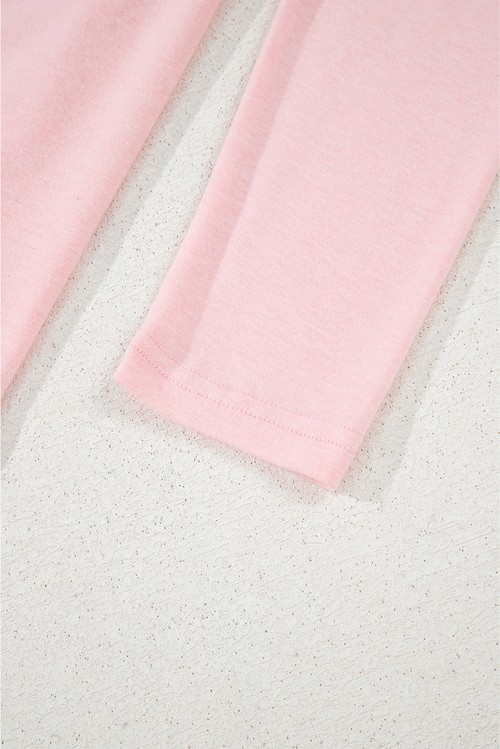 Light Pink 3 Piece Cozy Knit Lounge Set
