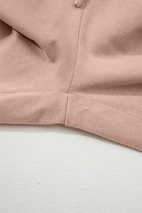 Buckskin Flower Patch Mineral Washed Terry Knit Cropped Wide Leg