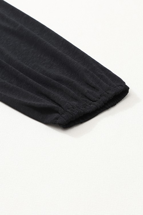 Black Asymmetric One Shoulder Cutout Bodycon Dress MT35000