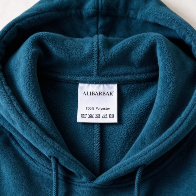Peacock Blue Cozy Hooded Sweatshirt Drawstring Elastic Waistband Cargo Pant