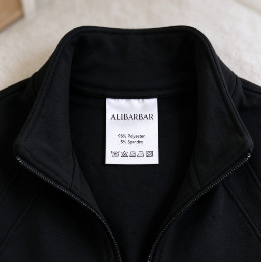 Black Half Zip up Pullover Active Top and Joggers Set