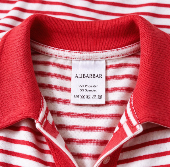 Red Stripe Collared V Neck Drop Shoulder Pullover and Skort