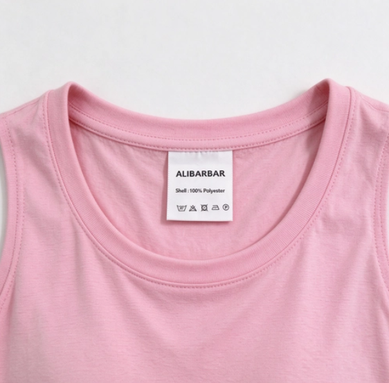 Light Pink 2 Pieces Mineral Wash Cotton Tank Top Lined
