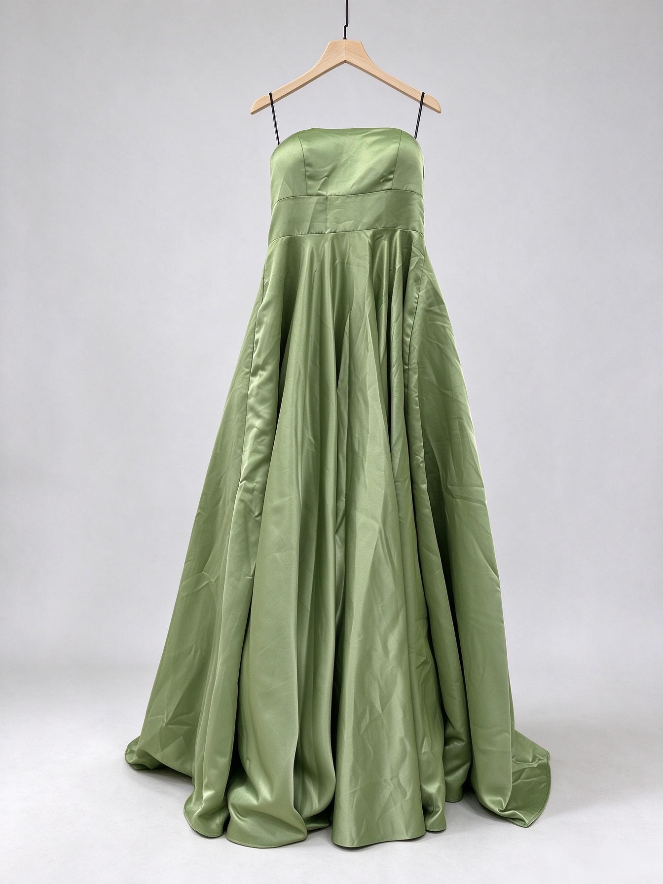 Avocado Dream A-line Ballgown