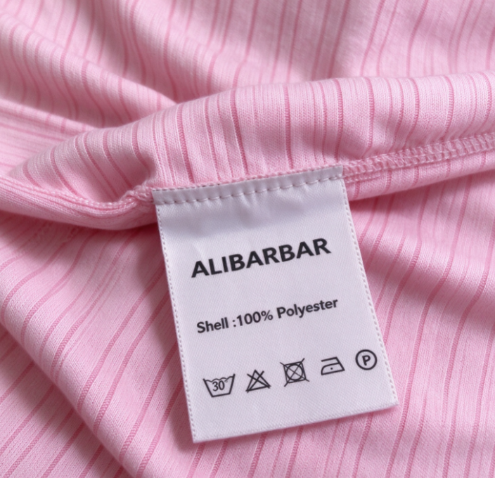 Light Pink Textured Short Sleeve Henley Top and Pocketed Wide