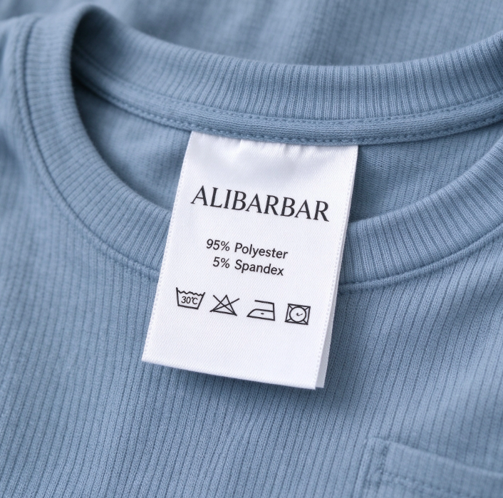 Dusk Blue Solid Color Ribbed Loose Long Sleeve Top Casual