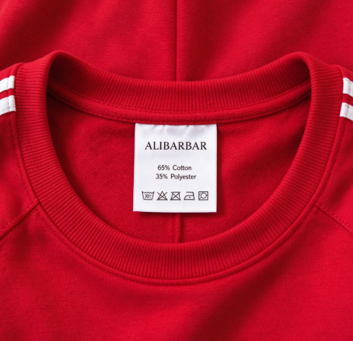 Fiery Red Varsity Striped Detail Crewneck Pullover Elastic Sweatpants 2pcs