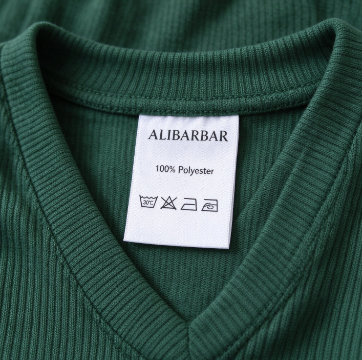Green Knitted V Neck Sweater and Casual Pants Set