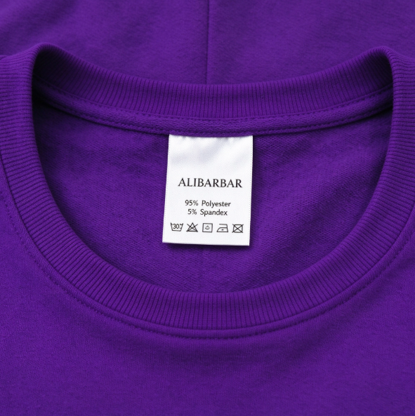 Tillandsia Purple Varsity Stripe Detail Drop Shoulder Pullover Mini Skirt
