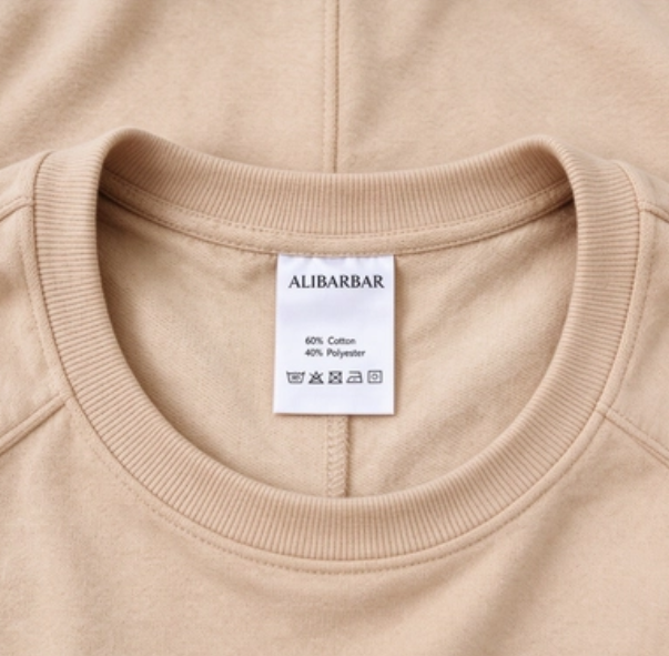 Khaki Color Block Long Sleeve Crop Top Drawstring Pant Set
