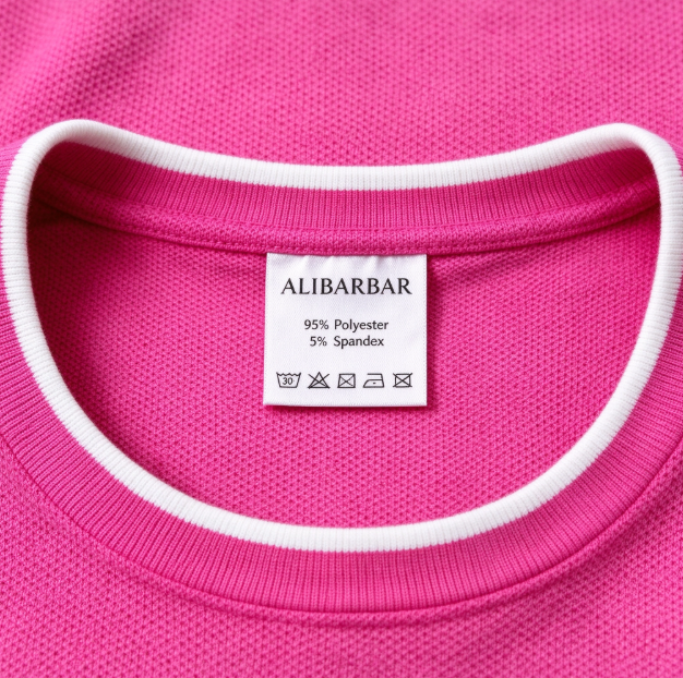 Bright Pink Contrast Trim Half Sleeve Top Drawstring Pants Loose