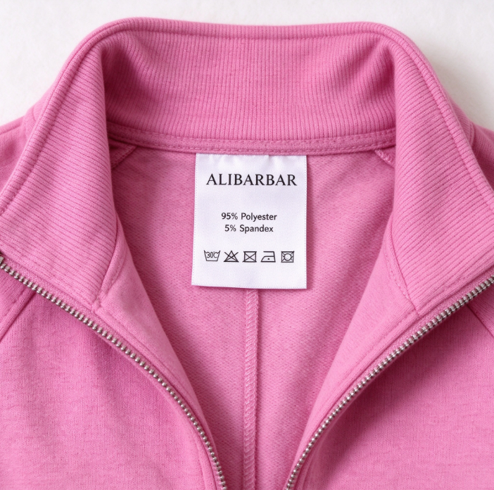 Pink Half Zip Sporty Pullover Mini Skirt 2pcs Outfit