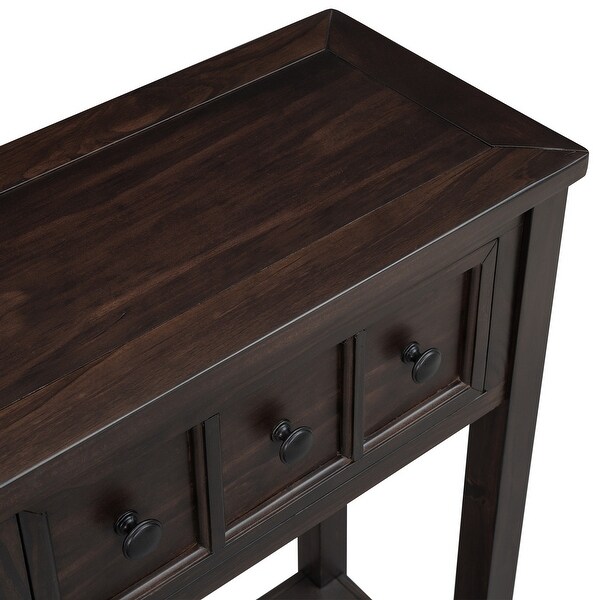 Rustic Entryway Console Table, 60