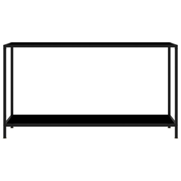 vidaXL Console Table Black 55.1
