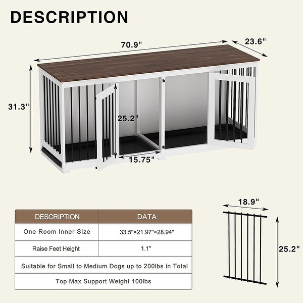 Large Dog Crate Furniture, 71