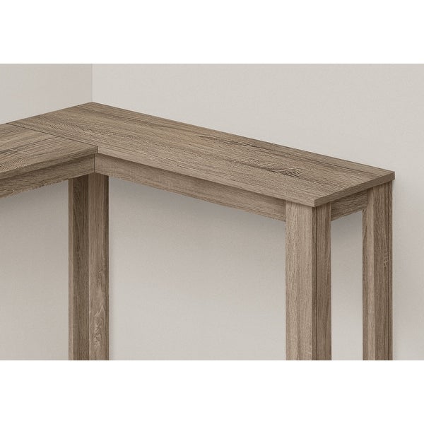 Accent Table, Console, Entryway, Narrow, Corner, Living Room, Bedroom, Laminate, Contemporary, Modern - 35.5