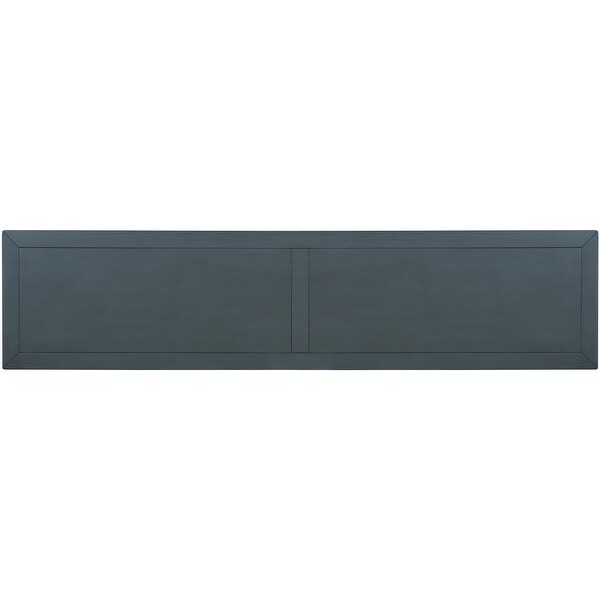 Console Table for Entryway Sofa Table with Storage Drawers and Bottom Shelf