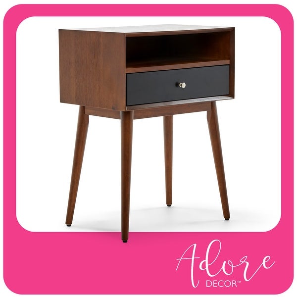 Adore Decor Calvin Side Table, Brown