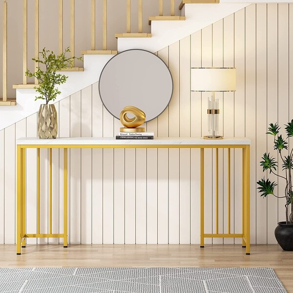 Tribesigns 70.9 inch Extra Long Console Table, Sofa Table Narrow Long Entryway Table