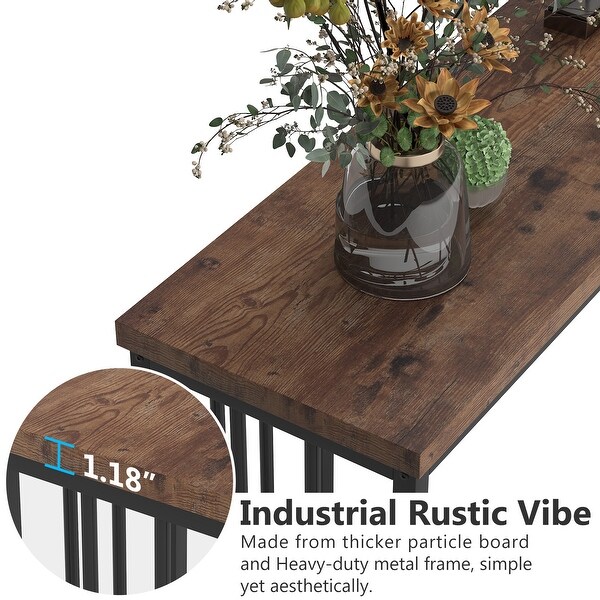 Tribesigns 70.9 inch Extra Long Console Table, Sofa Table Narrow Long Entryway Table
