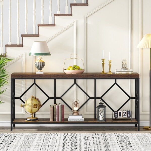 70.9 Inche Extral Long Console Sofa Table for Entryway, Accent Table Living Room