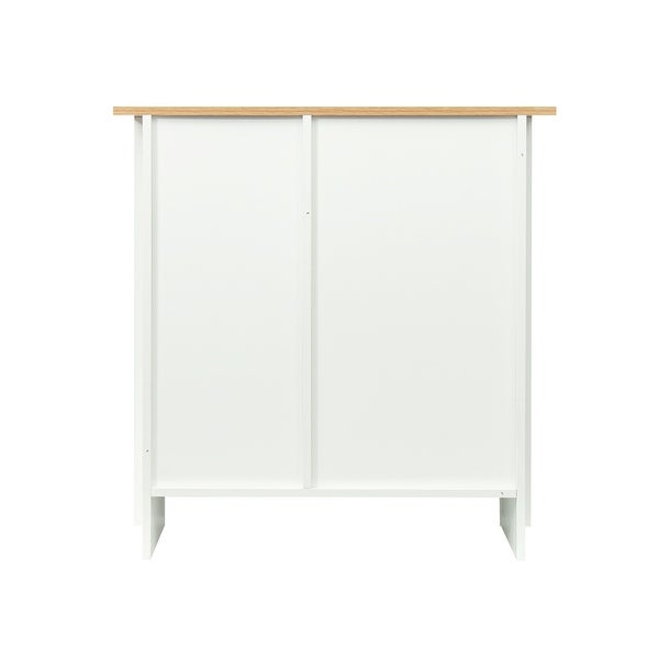 Kitchen Sideboard Cupboard , White High Gloss Dining Room Buffet Storage Cabinet Hallway Living Room TV Stand
