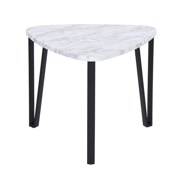 Nesting Coffee Tables,Stacking Side Tables with Metal Frame,Set of 3