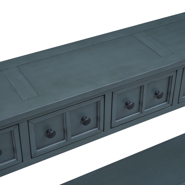 Rustic Entryway Console Table, 60