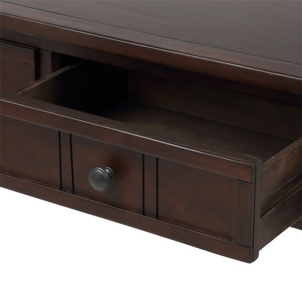 Traditional Leisure Area Sideboard,Console Table with 2 DrawersandShelf