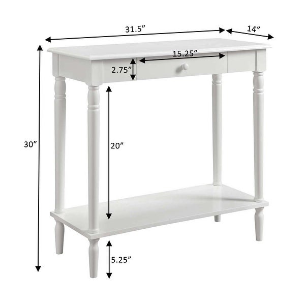 French Country Hall Table, Multiple Finishes