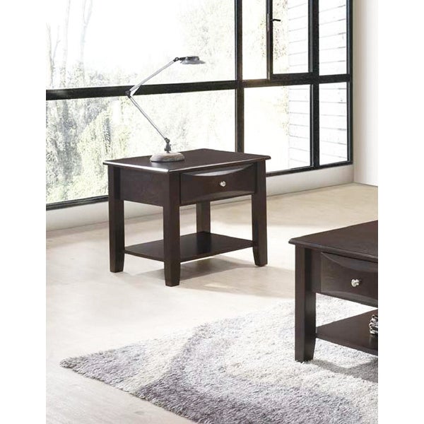 X-Cross Accent Tables One Open Shelf Solid Wood Frame Side Tables Black And Grey,Size: 12